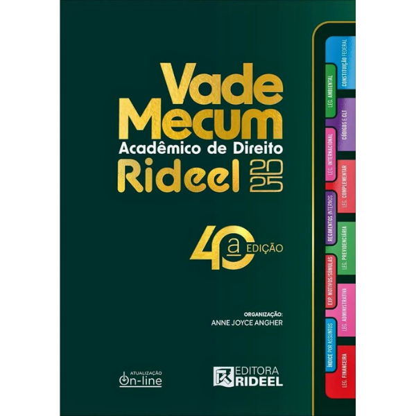 Vade Mecum Acadêmico de Direito Rideel 2025 - 1º Semestre - 40ª Edição
