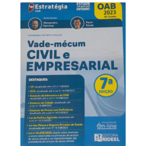 Vade Mecum Civil e Empresarial - Estratégia - 7ª Edição/2023 - CÓDIGO: VMCE7B1-B